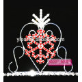 Conception de coeur doux, accessoires pour cheveux, flocons de neige, tiare